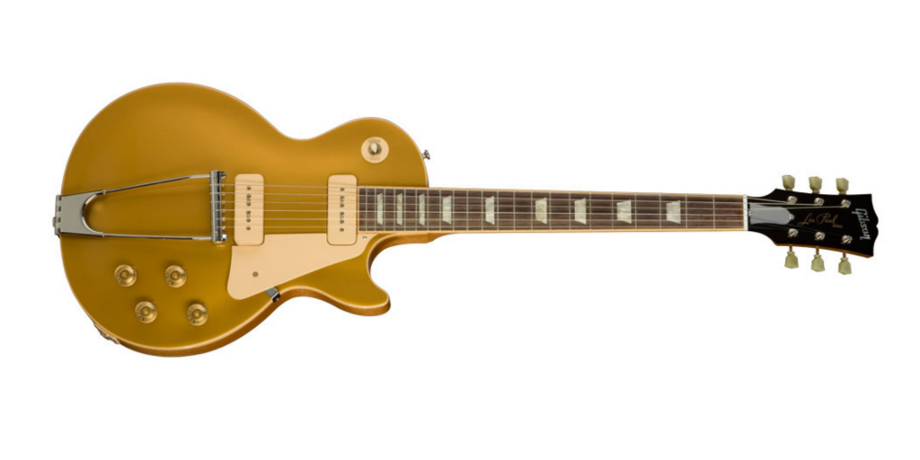 Imagem de uma guitarra modelo les paul Gibson 1952