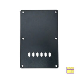 Tampa Escudo Traseiro Para Guitarra Stratocaster Preta