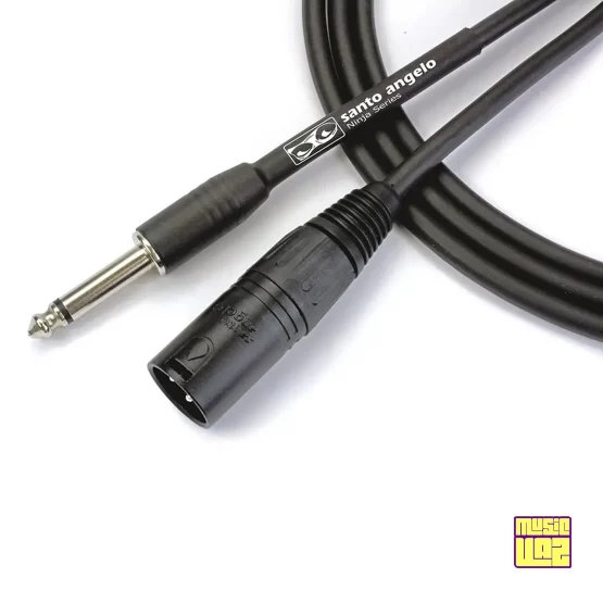 Cabo Santo Angelo Ninja Microfone P10 - XLR Macho 3 Metros