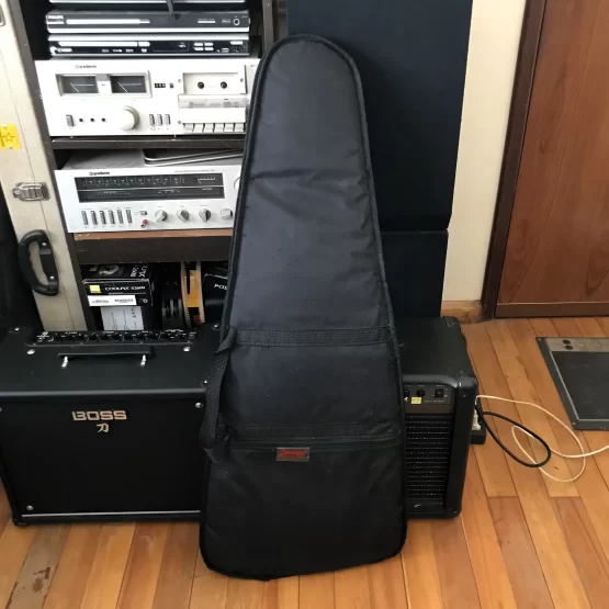 Capa Bag Mochila Para Guitarra Acolchoada Triangular Usada