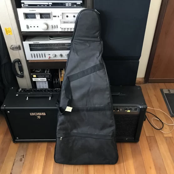 Capa Bag Mochila Para Guitarra Acolchoada Triangular Usada