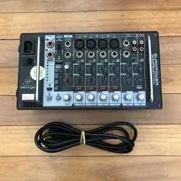 Mesa de Som Analógica Amplificada 110V Behringer Europower PMP500MP3
