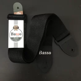 Correia para Guitarra Baixo Violão Basso 5cm Preta