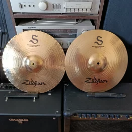 Pratos Zildjian S Mastersound Hihat 14 Top E Bottom