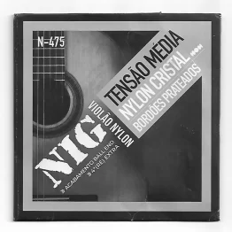 Encordoamento Violão Nylon NIG N475 Tensão Média