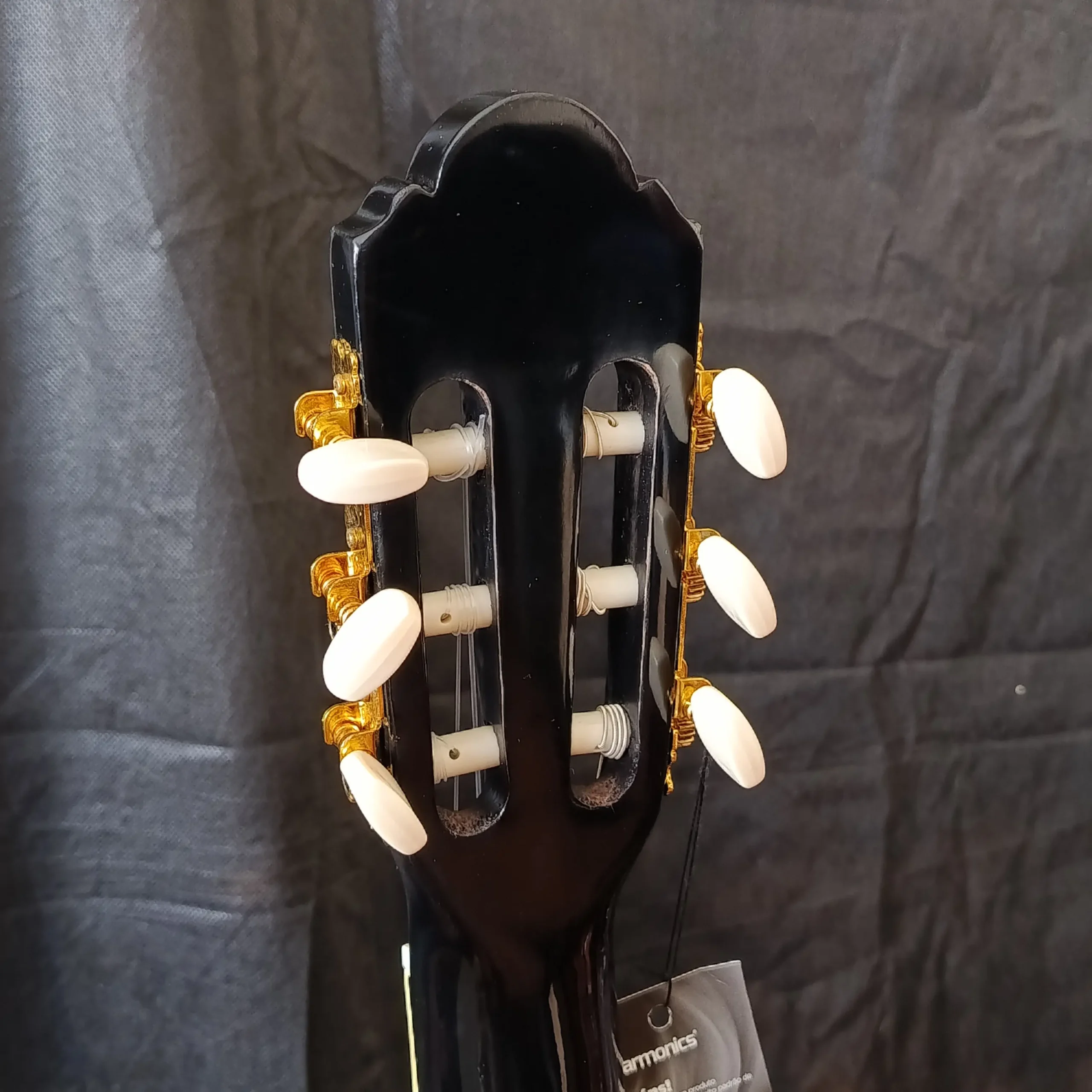 Violão Nylon Harmonics GNA111 Acústico Clássico Preto Produto Novo - Imagem 10