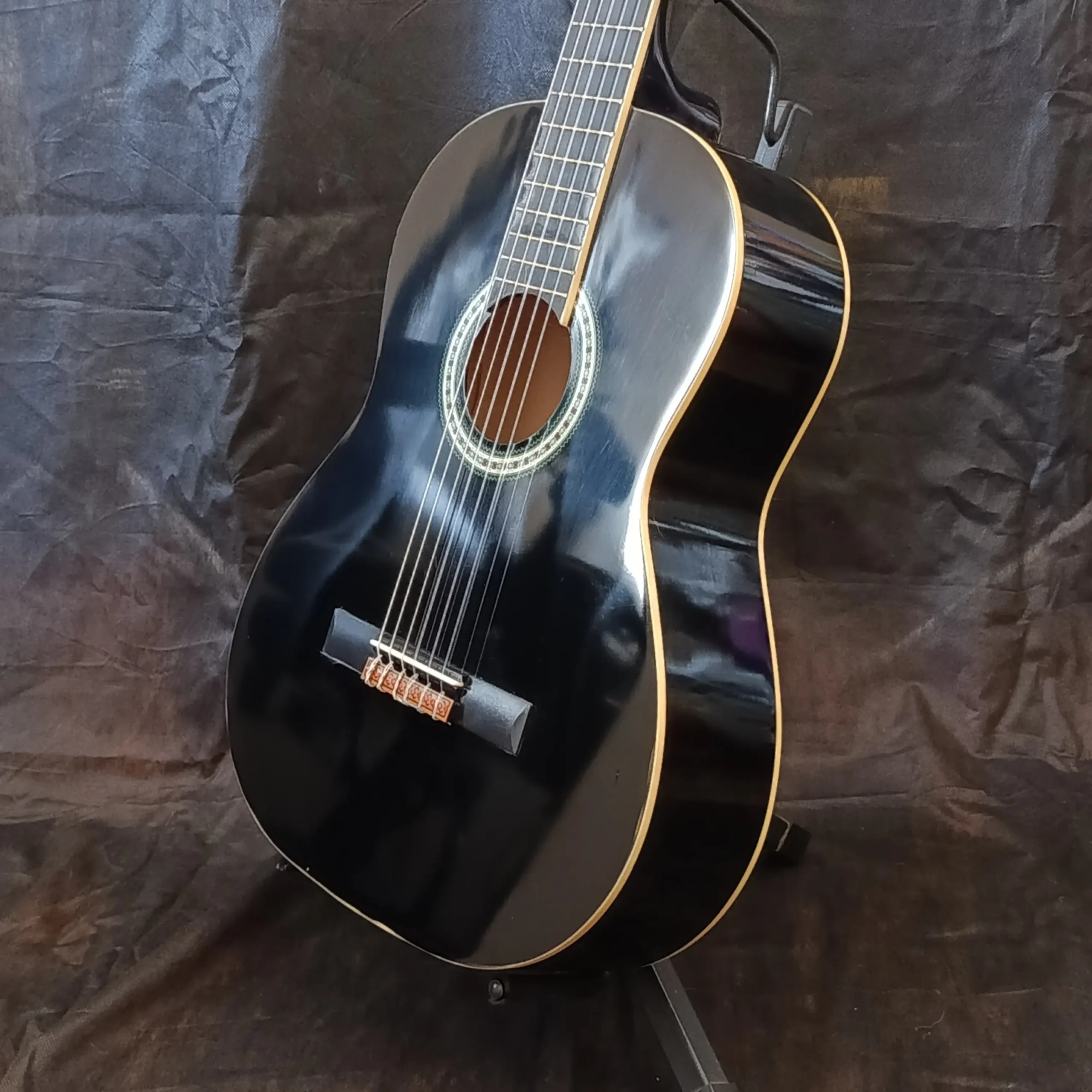 Violão Nylon Harmonics GNA111 Acústico Clássico Preto Produto Novo - Imagem 6