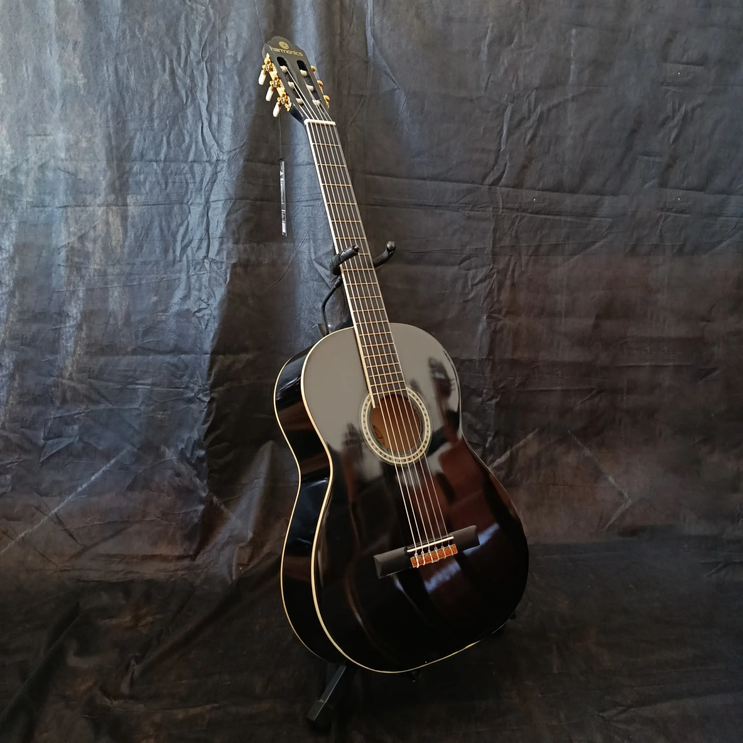 Violão Nylon Harmonics GNA111 Acústico Clássico Preto Produto Novo - Imagem 3