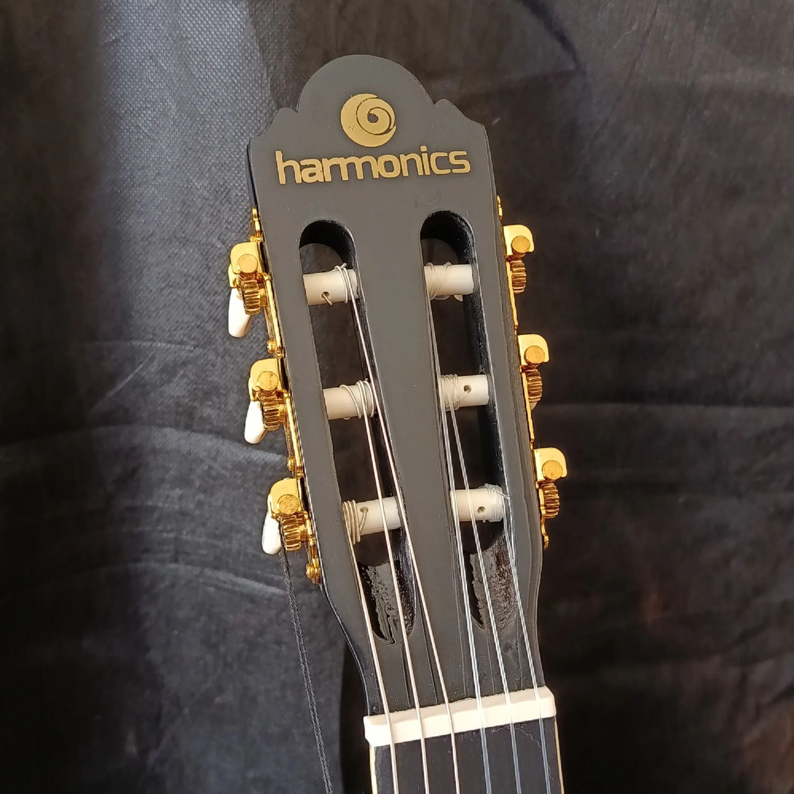 Violão Nylon Harmonics GNA111 Acústico Clássico Preto Produto Novo - Imagem 9