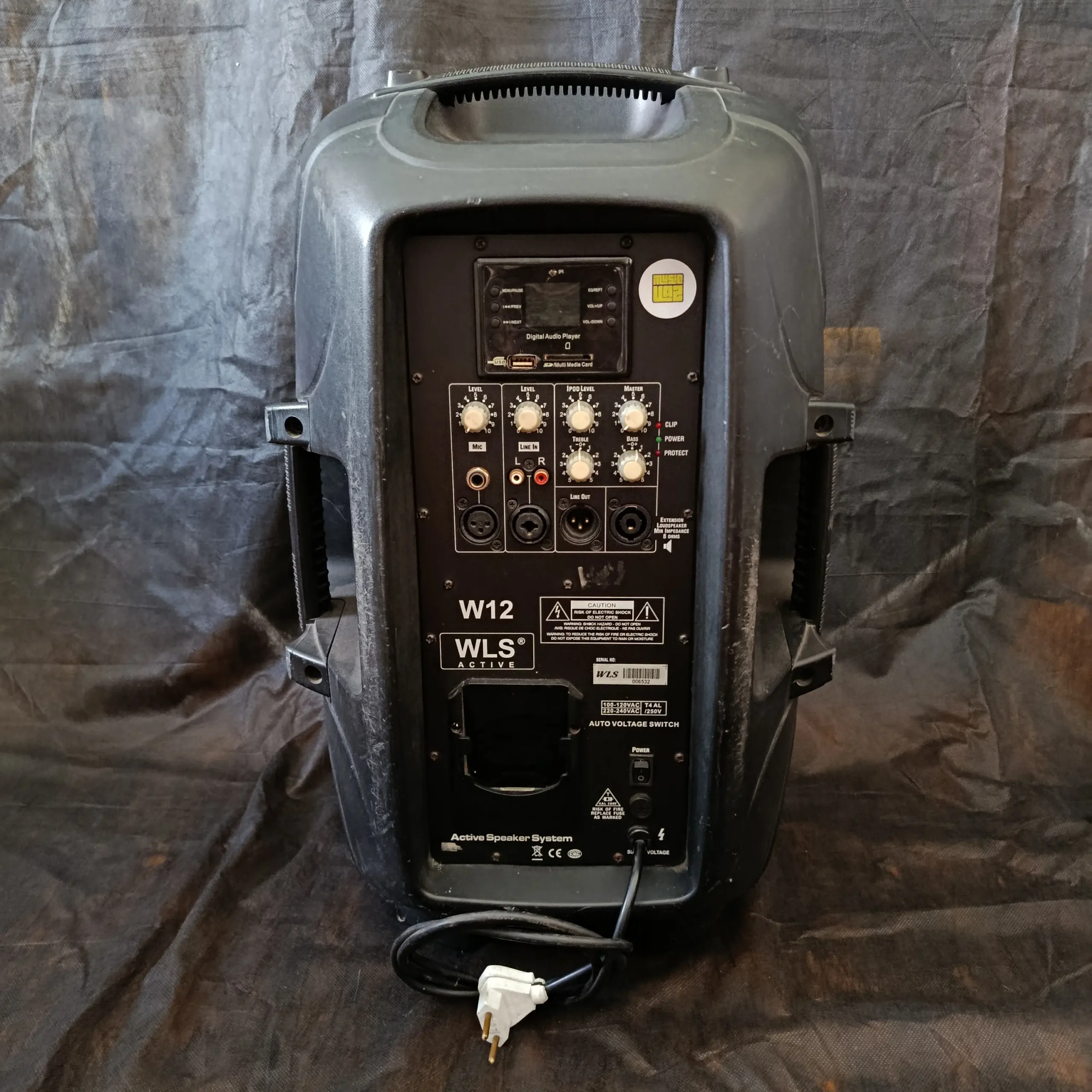Caixa Ativa WLS W12 200W Falante 12 USB Bluetooth - Imagem 6