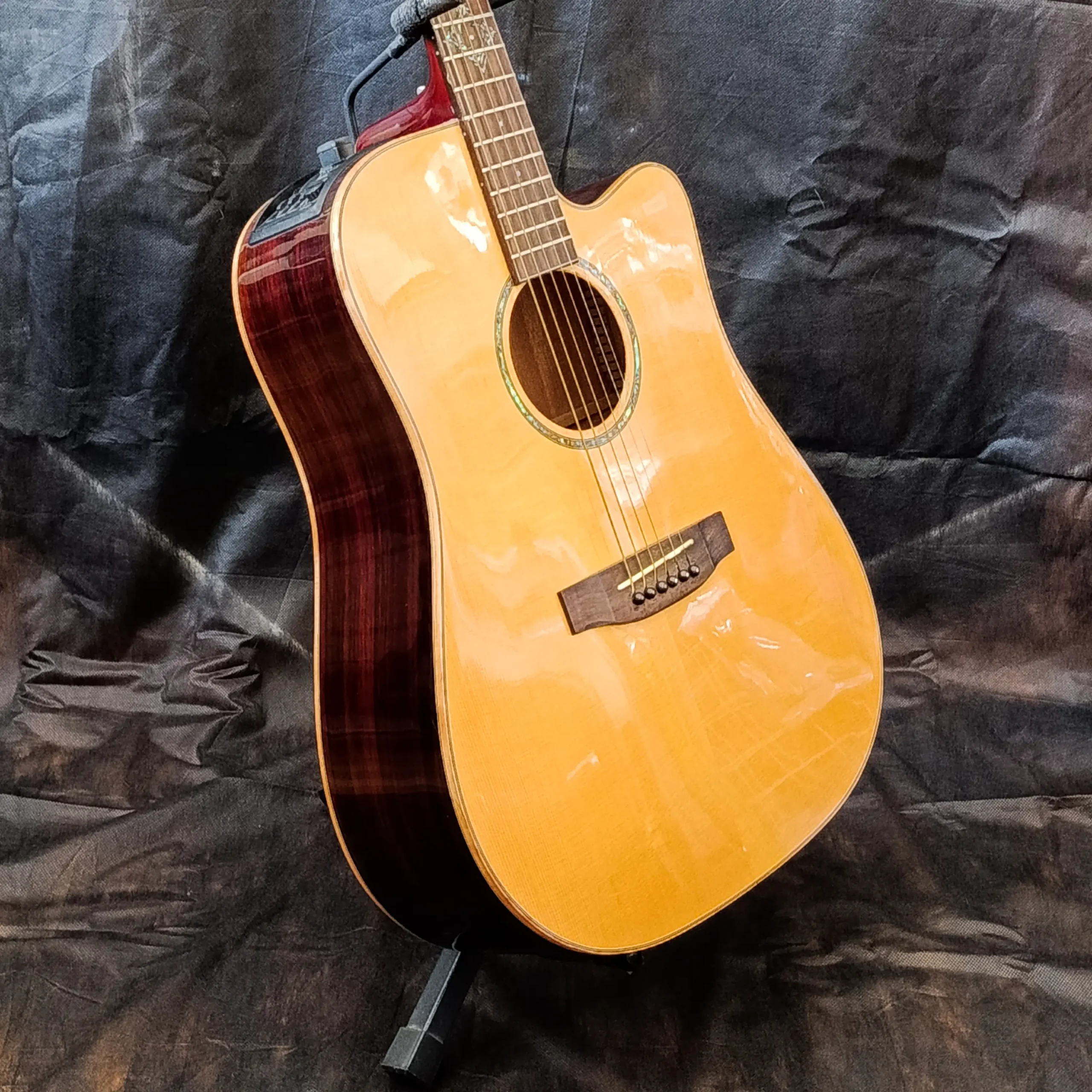 Violão Eletroacústico Folk Takamine EG363SC Edson Signature - Imagem 6