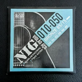 Encordoamento Violão Aço NIG N-500 Bronze .010-.050