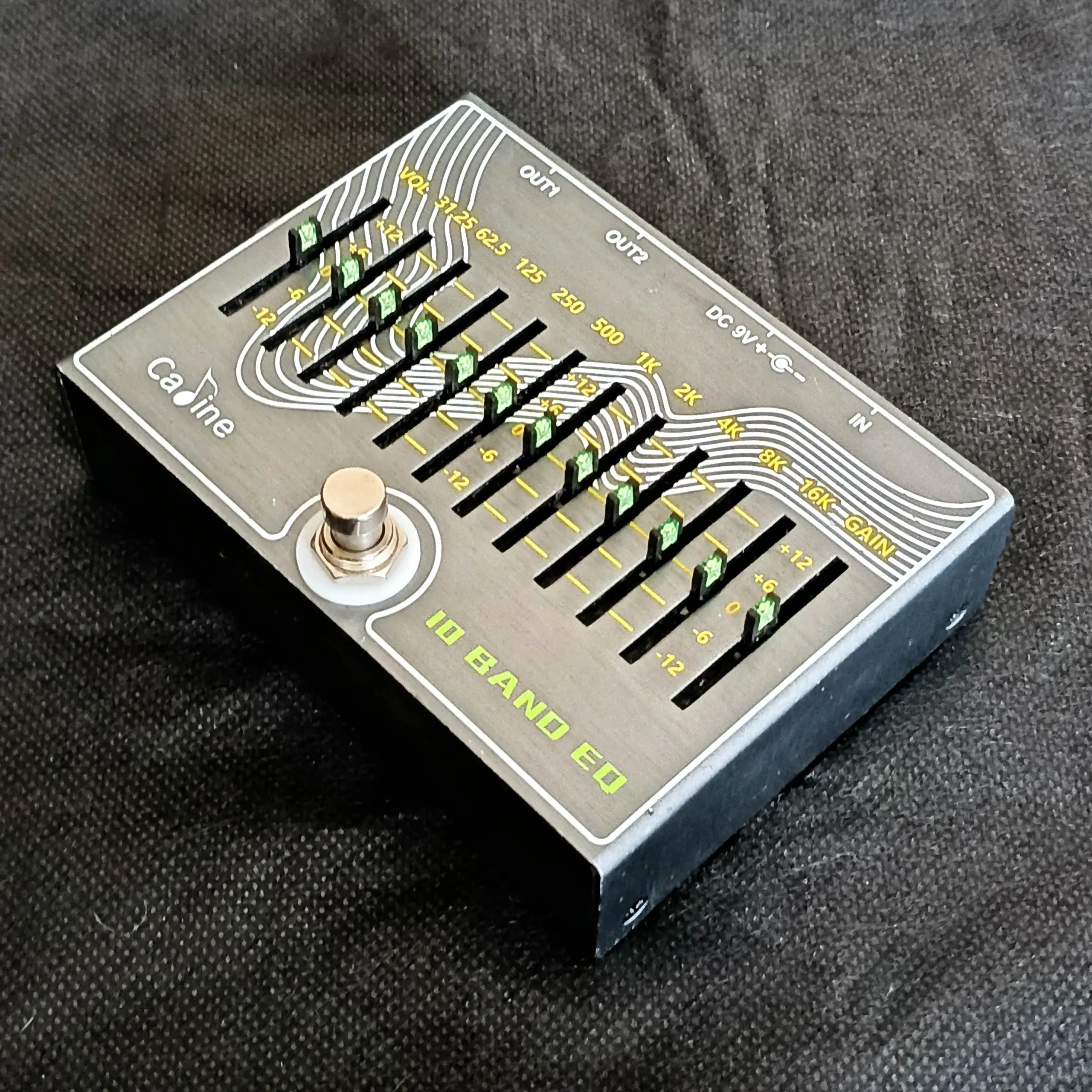 Pedal de Efeito Caline CP-81 EQ 10-Band Equalizador - Imagem 3