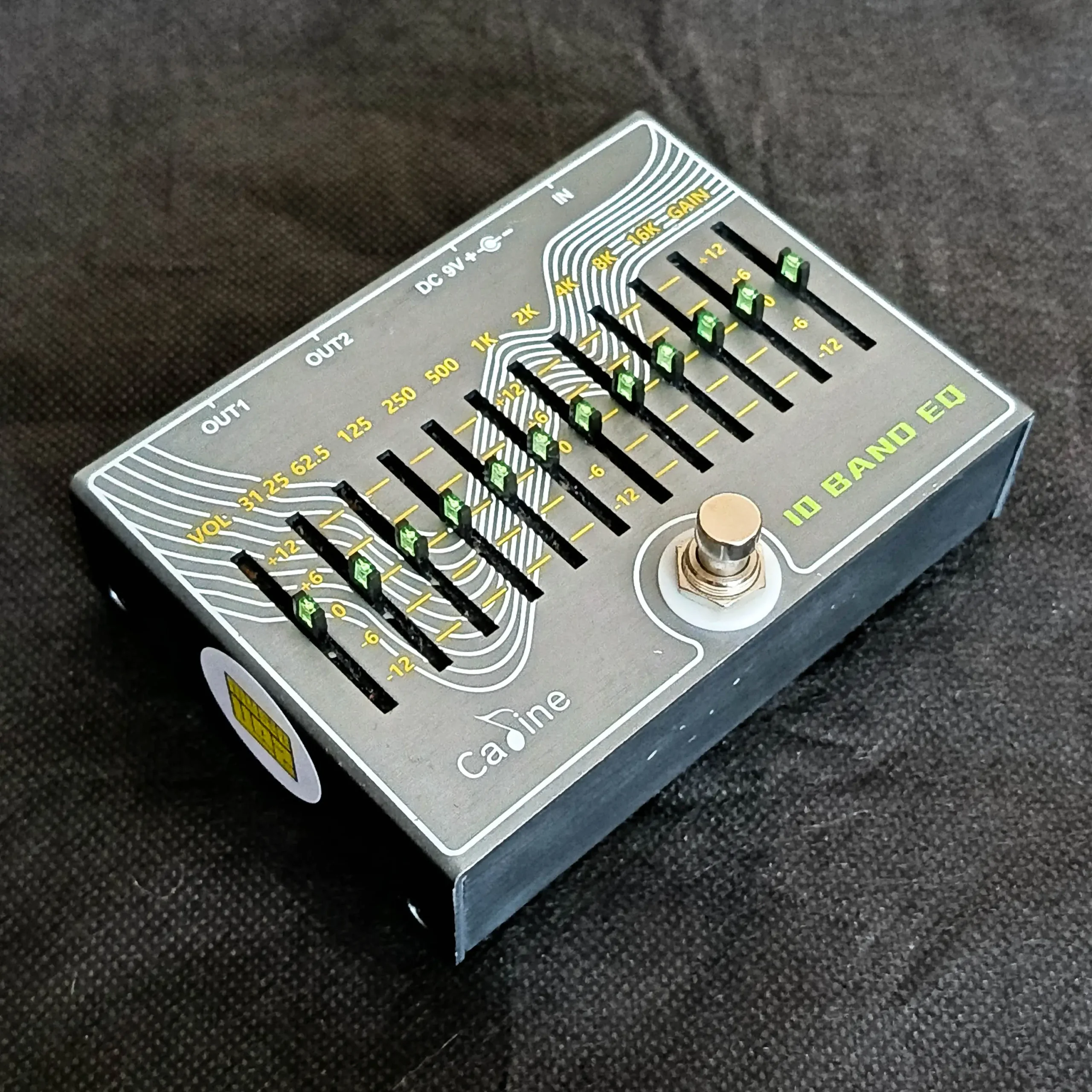 Pedal de Efeito Caline CP-81 EQ 10-Band Equalizador - Imagem 4