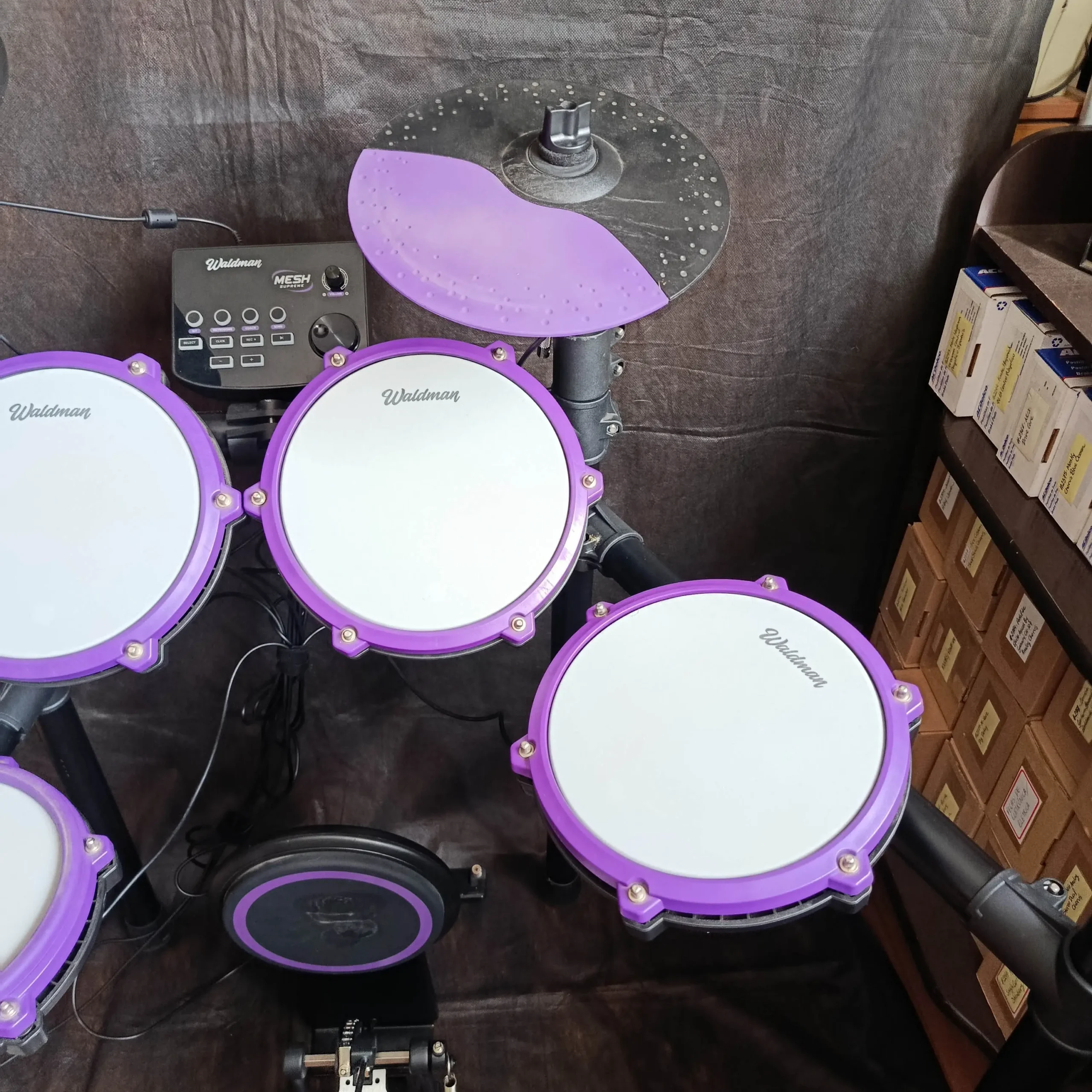 Bateria Eletrônica Waldman Mesh Supreme MS-9 - Imagem 4