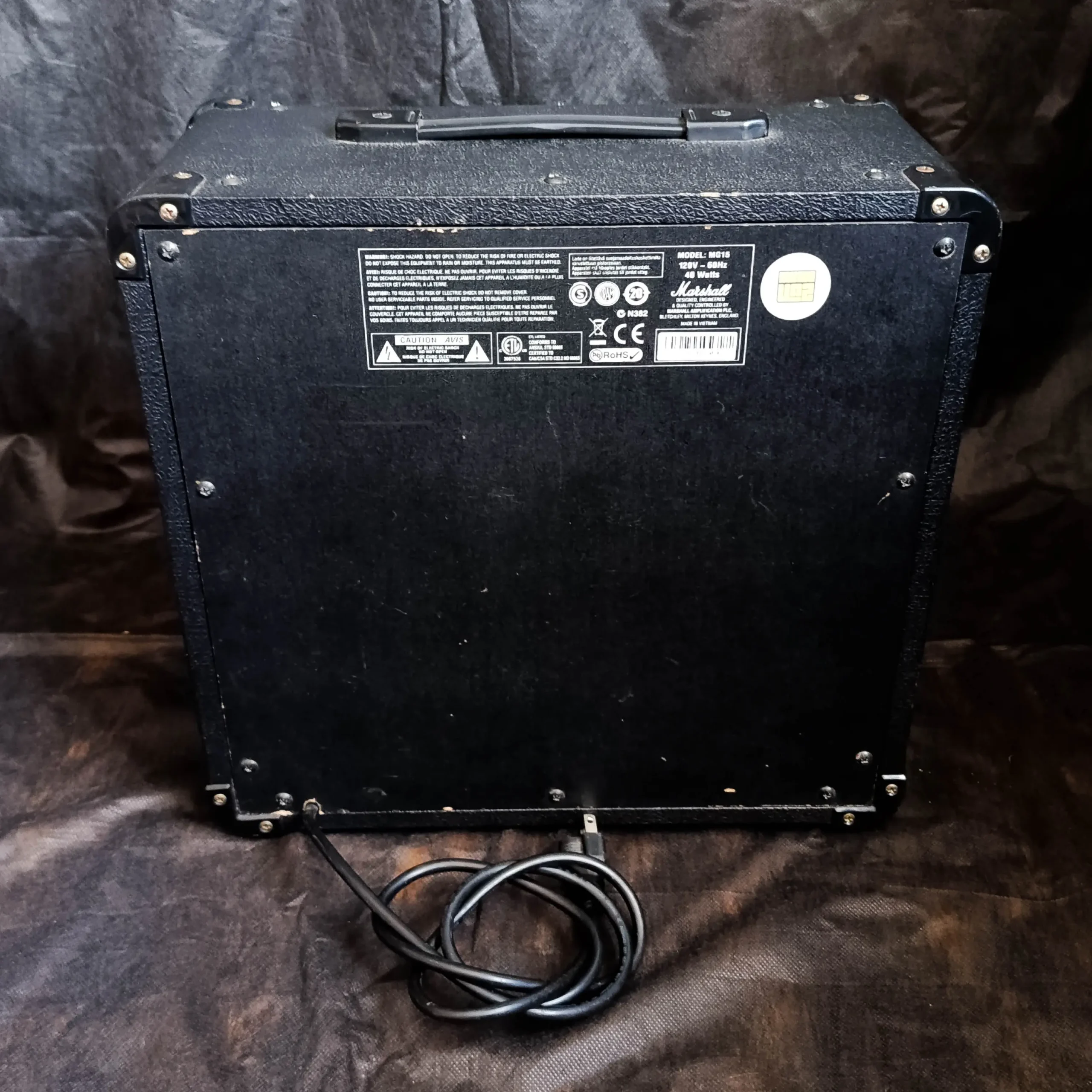 Amplificador Marshall MG15 Gold 15W Para Guitarra - Imagem 6